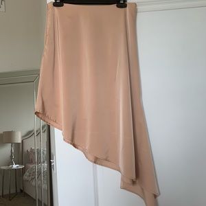 Silk a line skirt